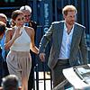 Der britische Prinz Harry, Herzog von Sussex, und seine Frau Meghan, Herzogin von Sussex, zu Besuch in Düsseldorf.