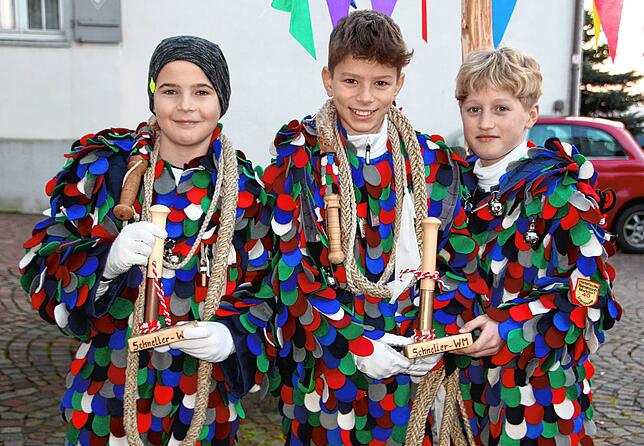 Eric Blaschke, Jakob Engel und Nils Thiede (von links) sind bei den jungen Schnellern vorn mit dabei.