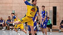 Jens Koester (am Ball, hier im Spiel gegen Großsachsen) steht mit der HSG Konstanz II am Samstag gegen den Tabellendritten vor einer ...