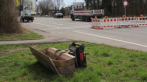 Die L220 wird seit Montag, 24. März, zurückgebaut. Noch tut sich allerdings nicht viel.