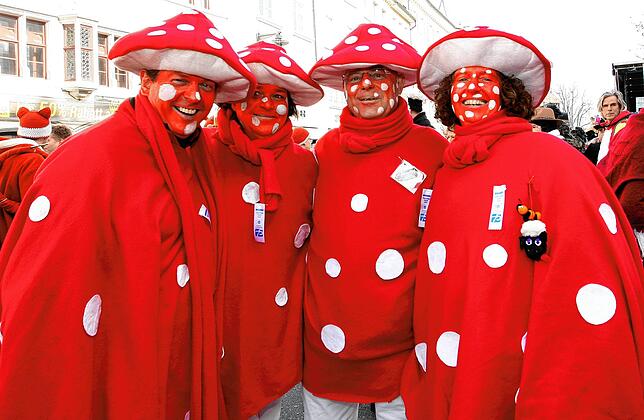 Bild 1: So bunt wird Konstanz am Schmotzigen Dunschtig in der Zukunft wieder feiern &ndash; die besten Bilder und Videos der Straßenfasnacht
