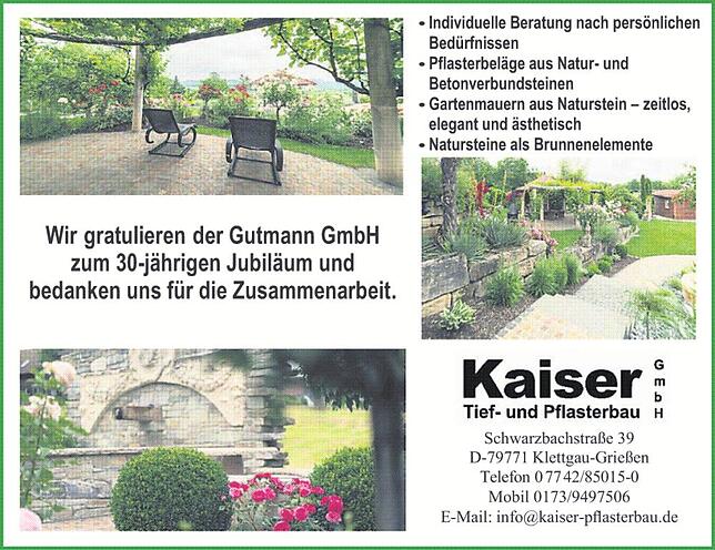 Bild 6: 30 Jahre Gutmann GmbH in Höchenschwand: Leistungen aus einer Hand