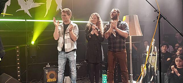 Bild 3: Viel zu hören gab es beim Schüler-Bandcontest in der Lauffenmühle
