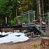 Der alte Waldkindergarten-Bauwagen wurde bei dem Brand vor eineinhalb Wochen völlig zerstört. Das Foto entstand am Tag nach dem Brand, ...