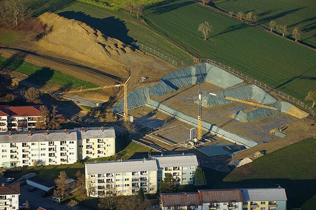 Hildegardring: Rund 170&nbsp;Wohnungen entstehen derzeit beim Bauprojekt der Baugenossenschaft Überlingen (BGÜ) am Hildegardring. Die ...