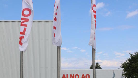 Das Werk des insolventen Küchenher-stellers Alno in Pfullendorf. Bild: Arndt