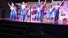 Die Damen der Showtanzgruppe Apasiodanza vom Turnverein St. Georgen überzeugen mit ihrem Auftritt. Bilder: Werner Müller