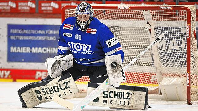 Wild Wings-Torhüter Joacim Eriksson kassierte am vergangenen Wochenende zwar sechs Gegentreffer, zeigte aber dennoch starke Leistungen.