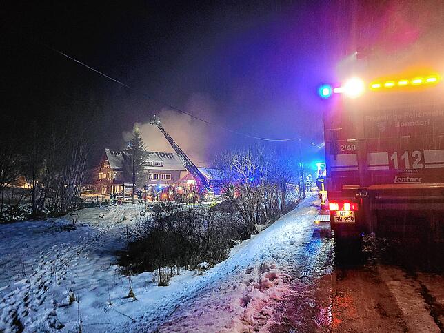 Bild 5: Brand im Hotel Walkenmühle in Bonndorf - die Bilder