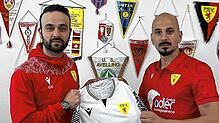 Verlängert: Sportkoordinator Gianfranco Olivieri (links) freut sich, dass sich Tolga Polat auch in der kommenden Saison als Cheftrainer ...