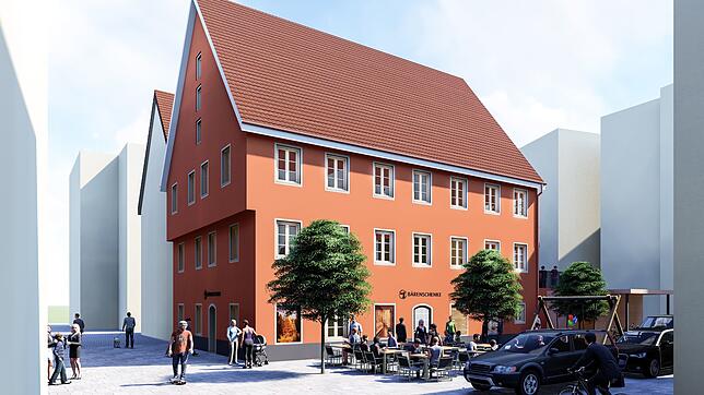 Schmuckstück für die Meßkircher Altstadt: So soll der "Bären" einmal aussehen. Ende 2020 sollen die Sanierung und der Umbau des ...
