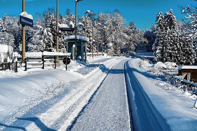 Winter-Idylle in VS-Zollhaus.