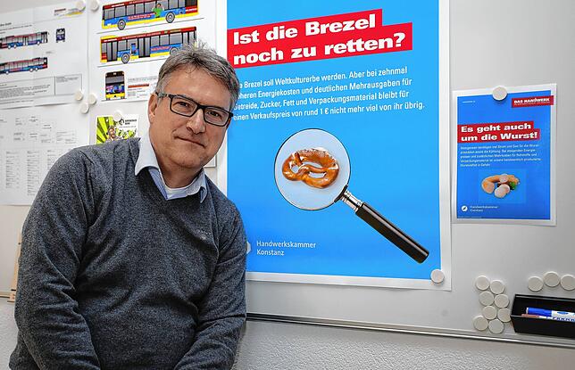 „Ist die Brezel noch zu retten?“ Die meisten Betriebsinhaber plagen jetzt berechtigte Zukunftsängste, weiß Georg Hiltner, ...