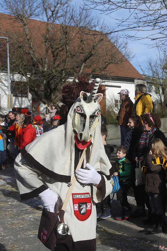 Bild 6: Bilder vom Narrentreffen zum 40. Jubiläum der Kuhsattler aus Hohenfels