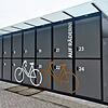 Zwei Fahrradboxen für 24 Fahrräder stehen seit Juni 2024 am Singener Bahnhof für Pendler bereit. Auch E-Bikes können hier sicher ...