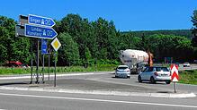 In den Autobahnauf- und -abfahrten Geisingen finden ab 2. Juni Fahrbahnsanierungen statt.
