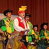 Als &bdquo;König Sigmund der Erste&ldquo; zog Zunftpräsident Sigmund Häberle begleitet vom Fanfarenzug und Vertretern aller Gruppen am ...
