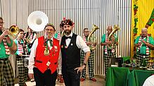 Landschaftsvertreter Albert Ebner (links) und David Giess, Zunftmeister der Altfischerzunft Laufenburg, freuen sich auf die Fasnacht.