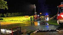 Starkregen sorgte im Juni 2021 für Hochwasser in Friedrichshafen-Appenweiler.