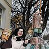 Mit dem Narrenbrunnen wurde den Wasserdreschern des Narrenvereins Kä-Stock Friedingen ein Denkmal gesetzt. Marion Grünewald ist Mitglied ...
