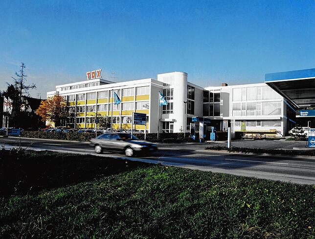Tox Dübel in Ludwigshafen. Heute steht dort Edeka.