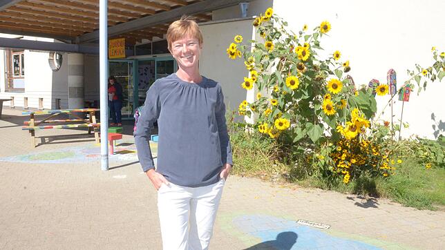 Peggy Müller fühlt sich herzlich aufgenommen in der Grundschule von Leimbach.