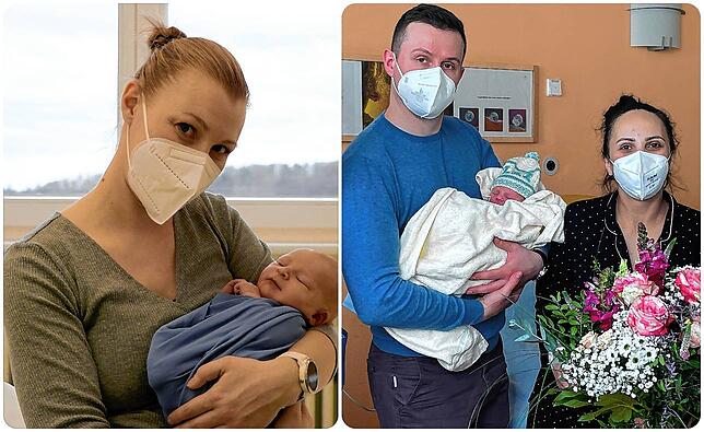 Das sind die ersten Babys, in den Kliniken in Waldshut und Lörrach im Jahr 2022 geboren wurden.