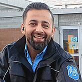 Samir Bajram vom Sicherheitsdienst CMS.