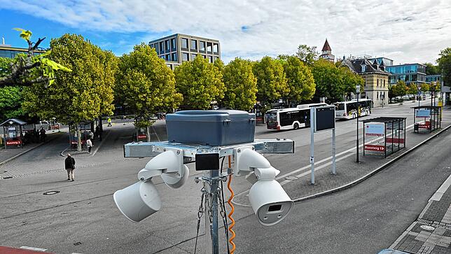 In Ravensburg werden der Busbahnhof und der Bahnhof mit Kameras überwacht.
