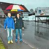 Ferdinand Ritzmann (links) und Helmut Gerlach von der &bdquo;IG Ostanbindung &ndash; so nicht!&ldquo; hoffen, dass die Bevölkerung in ...