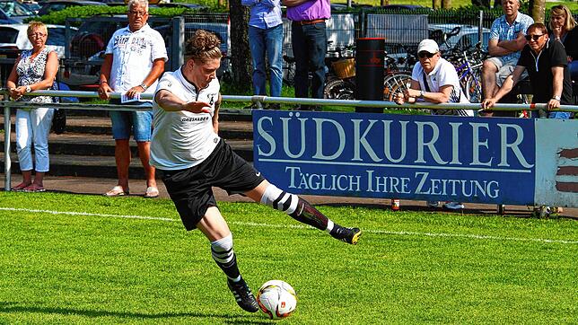 Torjäger: Gabriel Dittmar vom SV 08 Laufenburg II führt mit zwölf Treffern die Torjägerliste der Kreisliga A, Ost an. Am Sonntag ist er ...