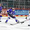 Das Spiel gegen den EHC Red Bull München war der letzte Auftritt der Wild Wings beim Magenta-Sport-Cup. Hier stehen die beiden ...