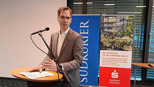 David Gerstner, stellvertretender Vorstandsvorsitzender der Sparkasse Hochrhein.