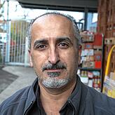 Majed Mako, Marktleiter im Rewe in der Max-Stromeyer-Straße