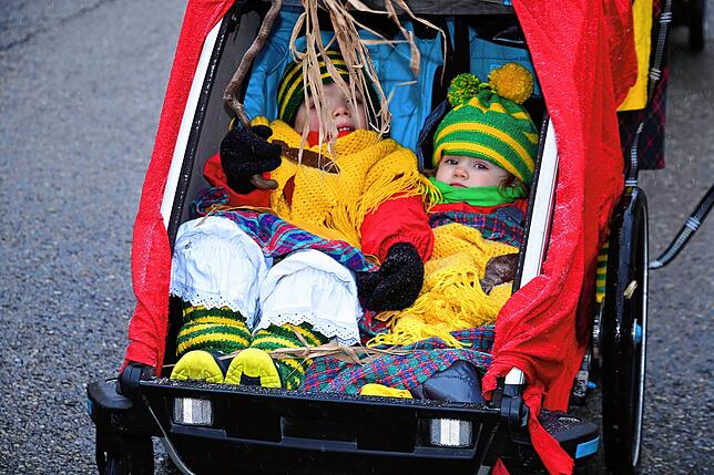 Bild 18: So bunt ist der Kinderumzug beim Dauchinger Narrentreffen