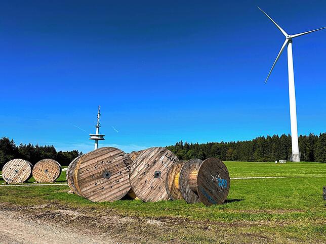 Der Ausbau der Windenergie „Auf der Länge“ bei Donaueschingen kommt weiter gut voran. Das freut den Landrat.