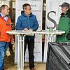 Christoph Graf, Präsident des Schaffhauser Bauernverbands, Redakteur Hans Christof Wagner und Oswald Tröndle, Vorsitzender des ...