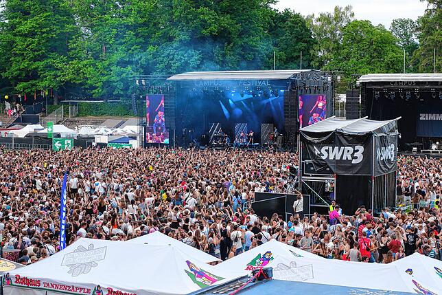 (Archivbild) Rund 25.000 Menschen waren Ende Mai beim Campus-Festival 2025 dabei.