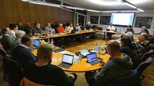 Zur letzten Sitzung des Jestetter Gemeinderates in diesem Jahr waren die Besucherplätze sehr gut gefüllt. Bild: Rotraud Opfermann
