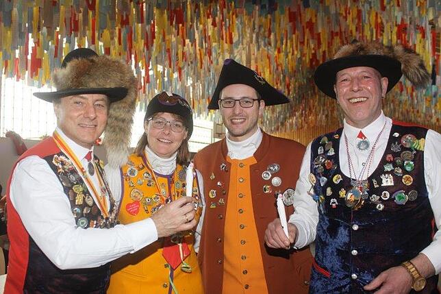 Bild 5: Bilder vom Zunftmeisterempfang zum 40. Jubiläum der Kuhsattler aus Hohenfels