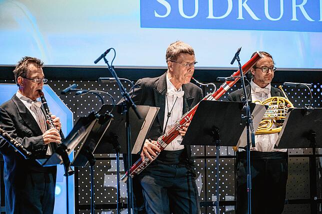 Schwungvoll: Musiker der Bodensee Philharmonie.