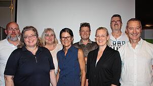 Der Sportausschuss setzt sich zusammen aus Jürgen Felsensteiner (von links), Nicole Isele (zweite Vorsitzende), Tamara Pfaff, Andrea ...