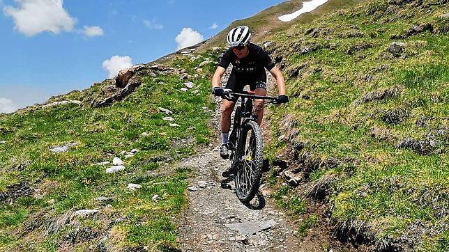 Zehnte: Die Lottstetterin Janine Schneider überzeugte mit einer starken Leistung bei der Marathon-EM der Mountainbikerinnen im Schweizer ...