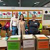 In der Aula der Alemannenschule in Wutöschingen haben die Wahlhelfer (von links) Lothar Tröscher, Jana Morasch und Annicka Rohm alle ...