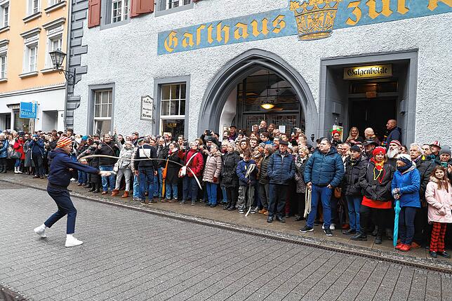 Bild 6: Überlingen: Einschnellen der Fasnet am Dreikönigstag