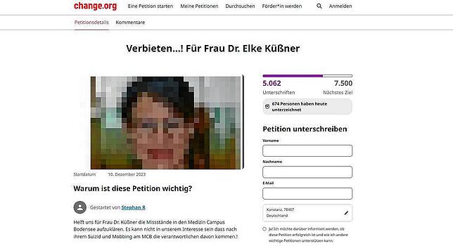 Bild 1: Klinikum Friedrichshafen: Über 5000 Menschen fordern in Petition Aufklärung