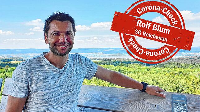 Rolf Blum, Trainer der SG Reichenau/R.-Waldsiedlung.