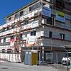 Im Erdgeschoss und ersten Obergeschoss des &bdquo;Sozialen Projektes Pfarrwiese&ldquo; entstehen derzeit in Hohentengen Praxisräume für ...