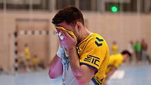 Nikita Pliuto kann es nicht fassen. Auch gegen Hamm gab es nichts Zählbares für die HSG Konstanz, stattdessen eine 25:28-Niederlage, die ...