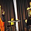 Eine schöne Erinnerung: Im Schlössle von Laufenburg traten Schauspieler Peter Schell und Akkordeonistin Christine Schmid am 11. November ...